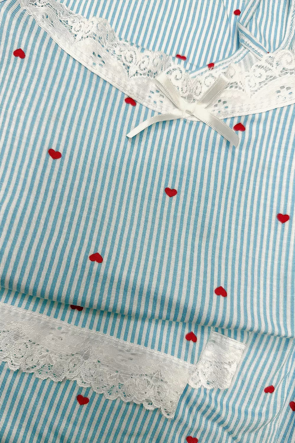 Striped Heart Pajama