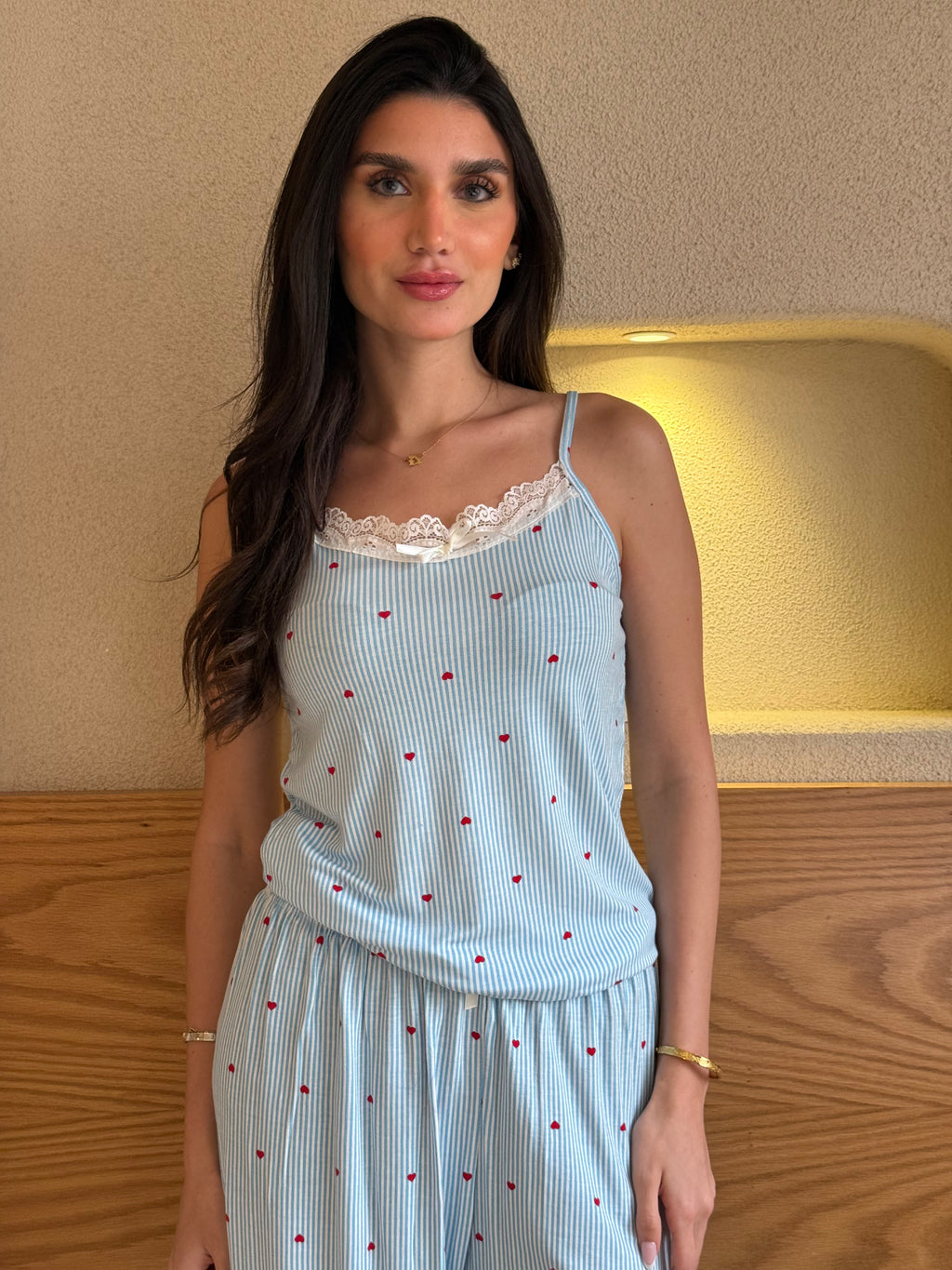 Striped Heart Pajama