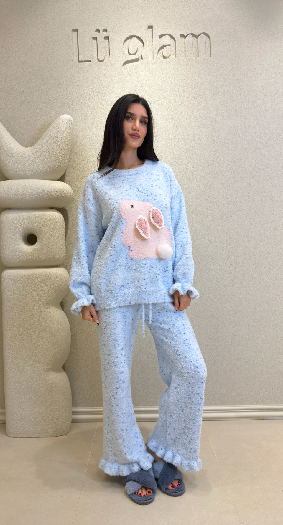 Fluffy Bunny pajama
