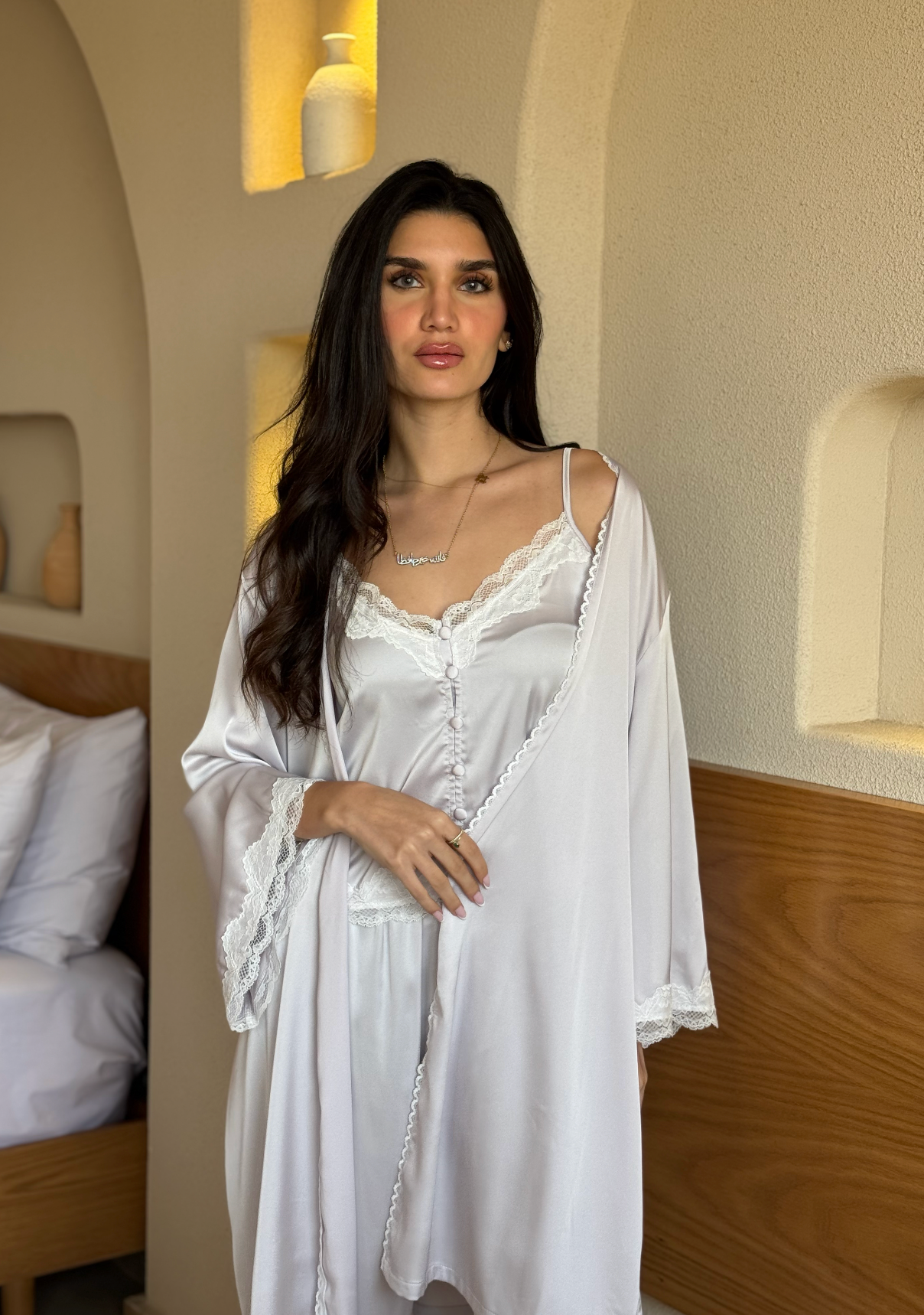 Alessa Calm Satin  Pajama