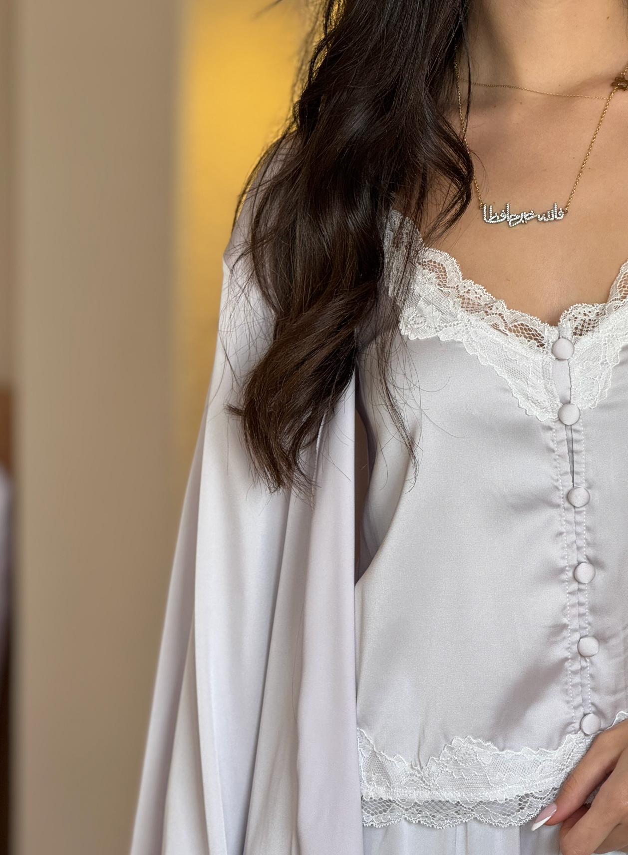 Alessa Calm Satin  Pajama