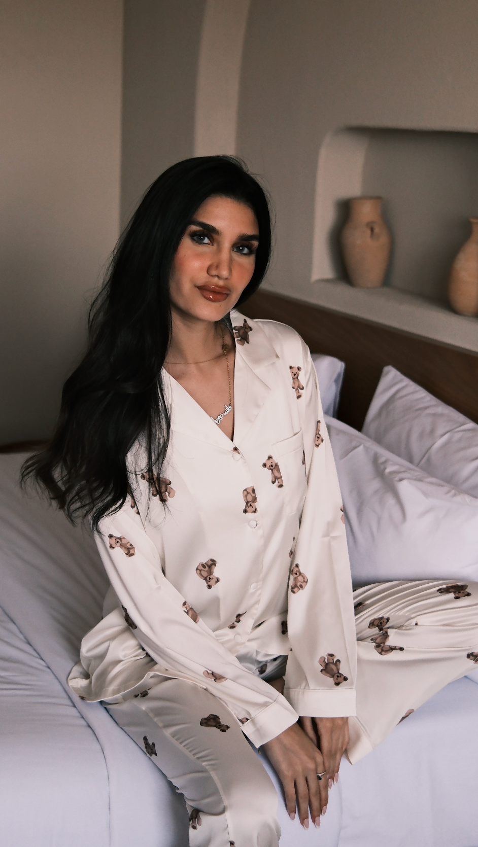 Bear Comfort Satin Pajama
