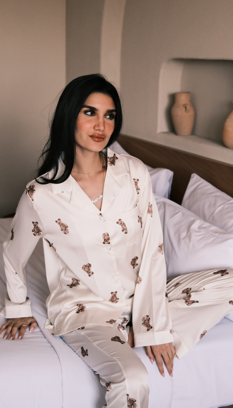Bear Comfort Satin Pajama