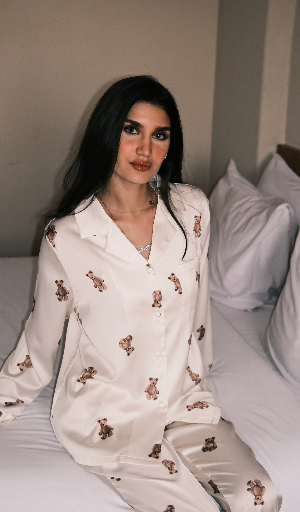 Bear Comfort Satin Pajama