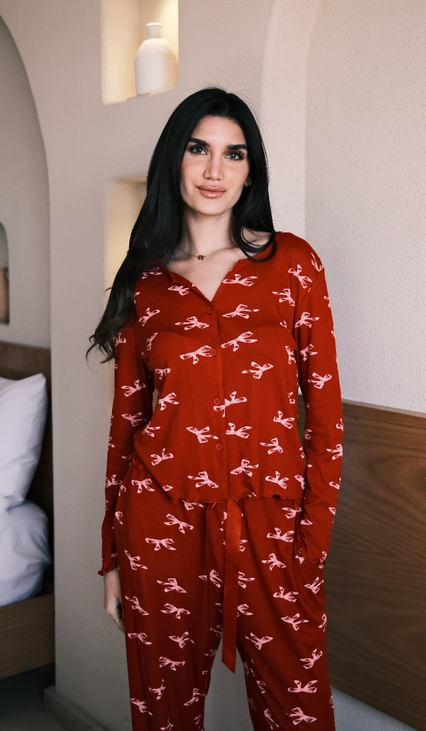 Cherry Bow Pajama