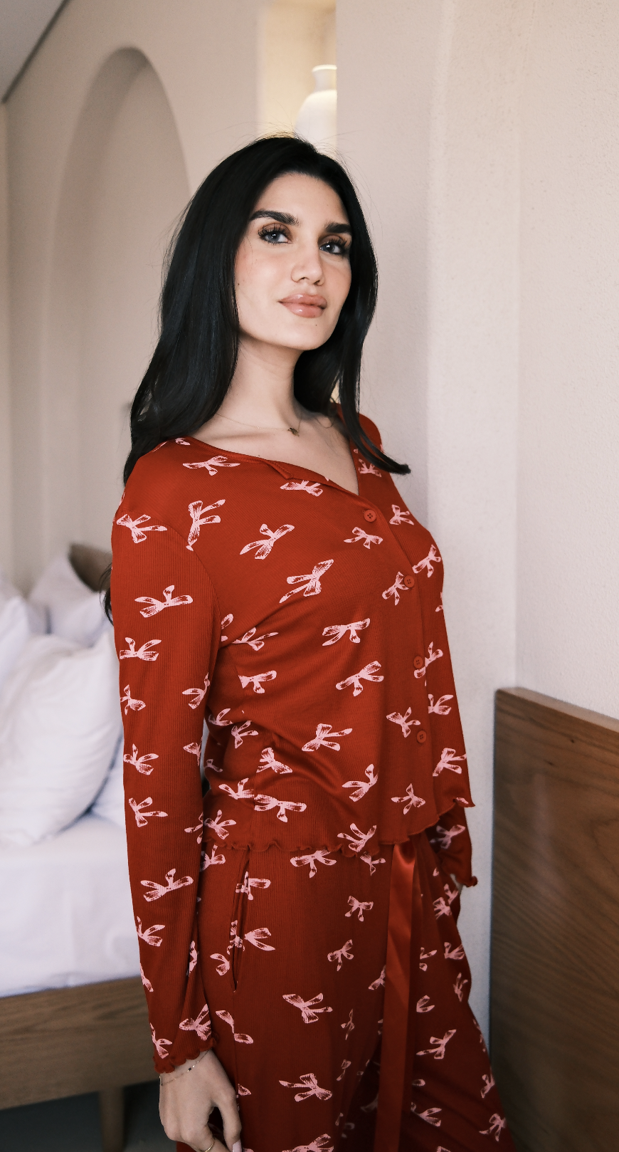 Cherry Bow Pajama