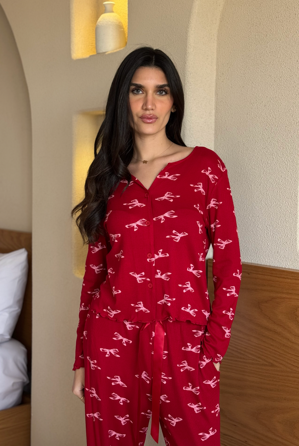 Cherry Bow Pajama