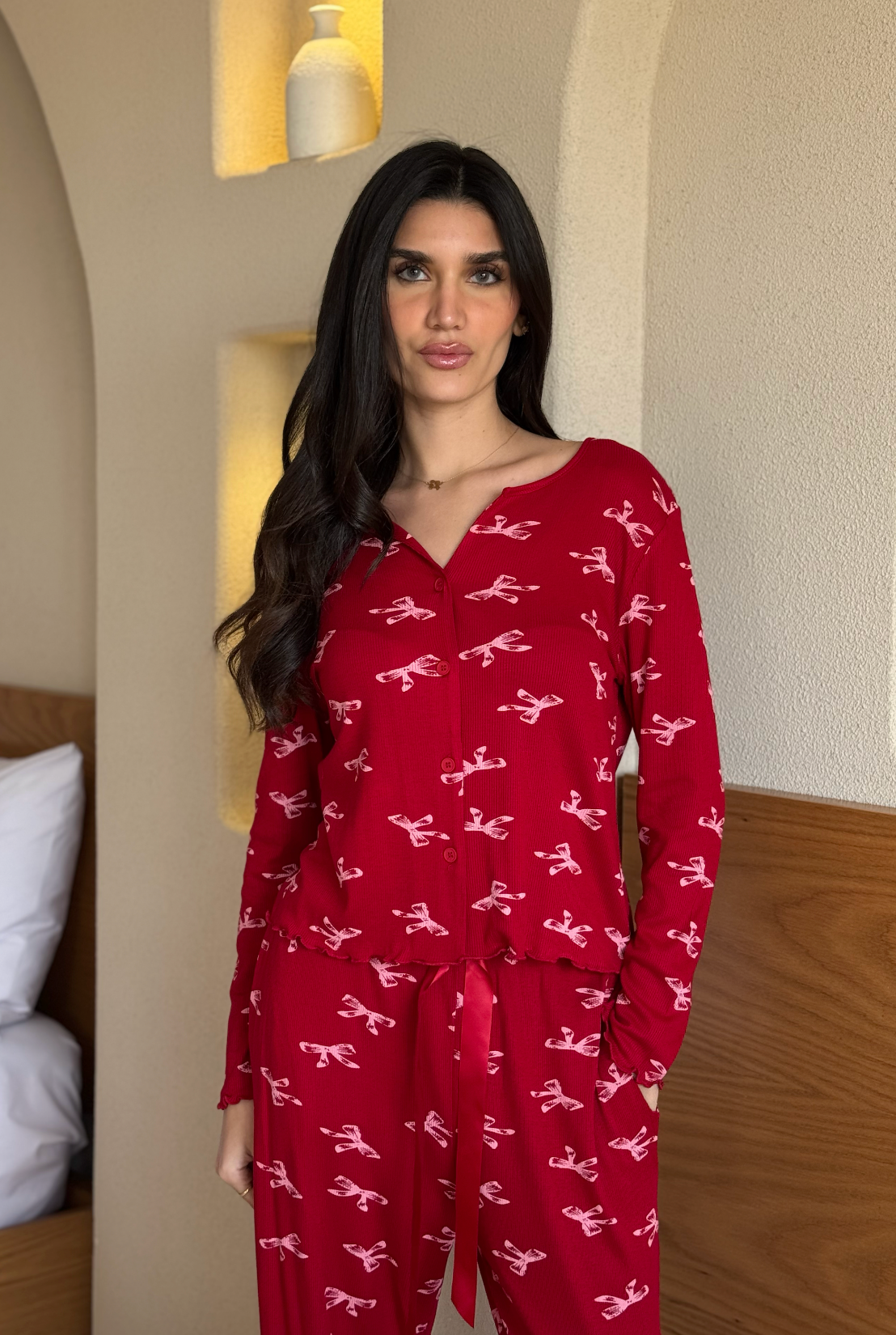 Cherry Bow Pajama