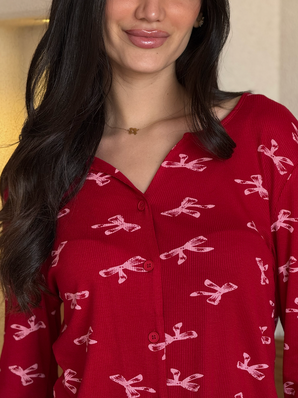 Cherry Bow Pajama
