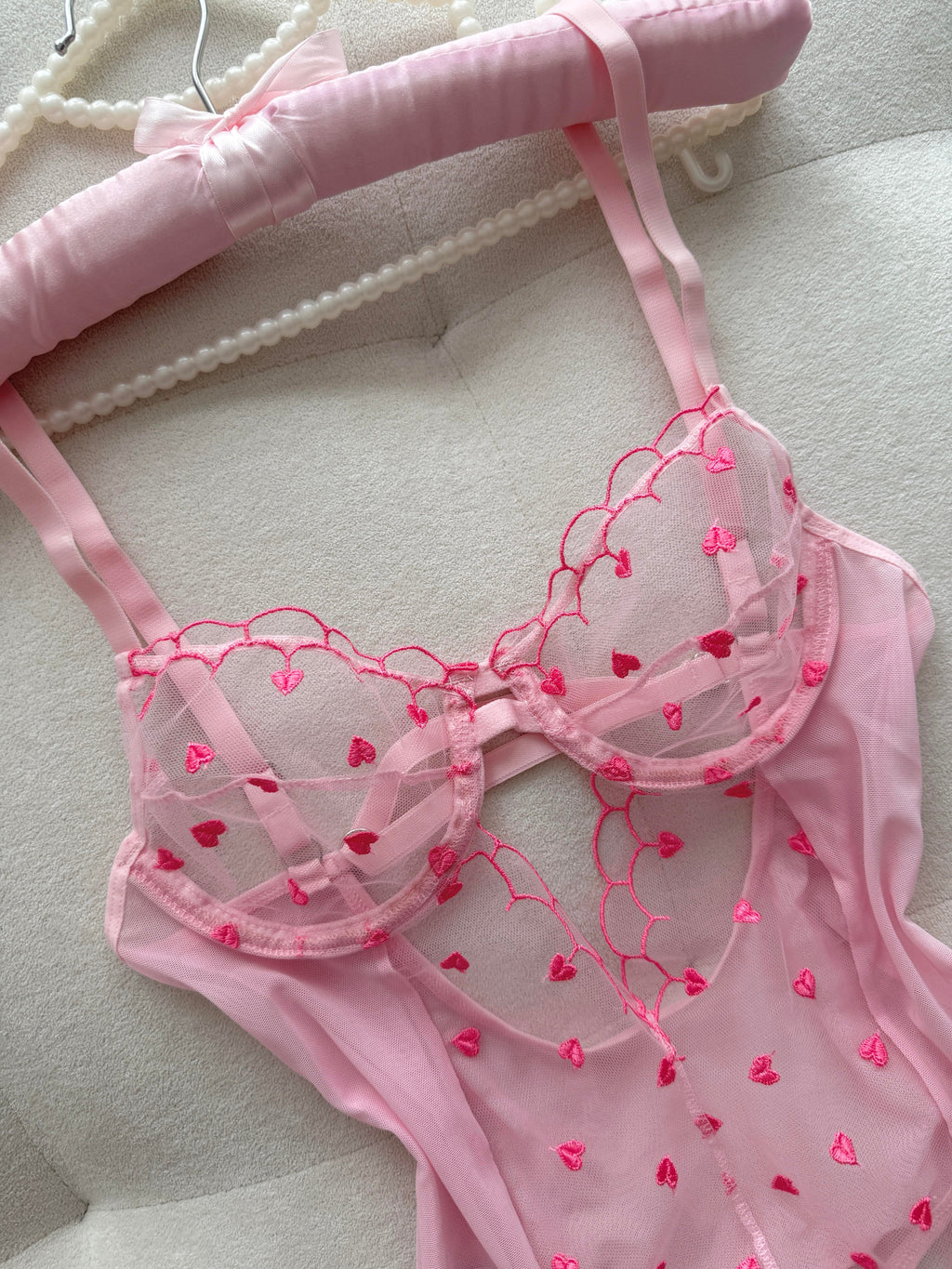 Flirty Hearts Bodysuit