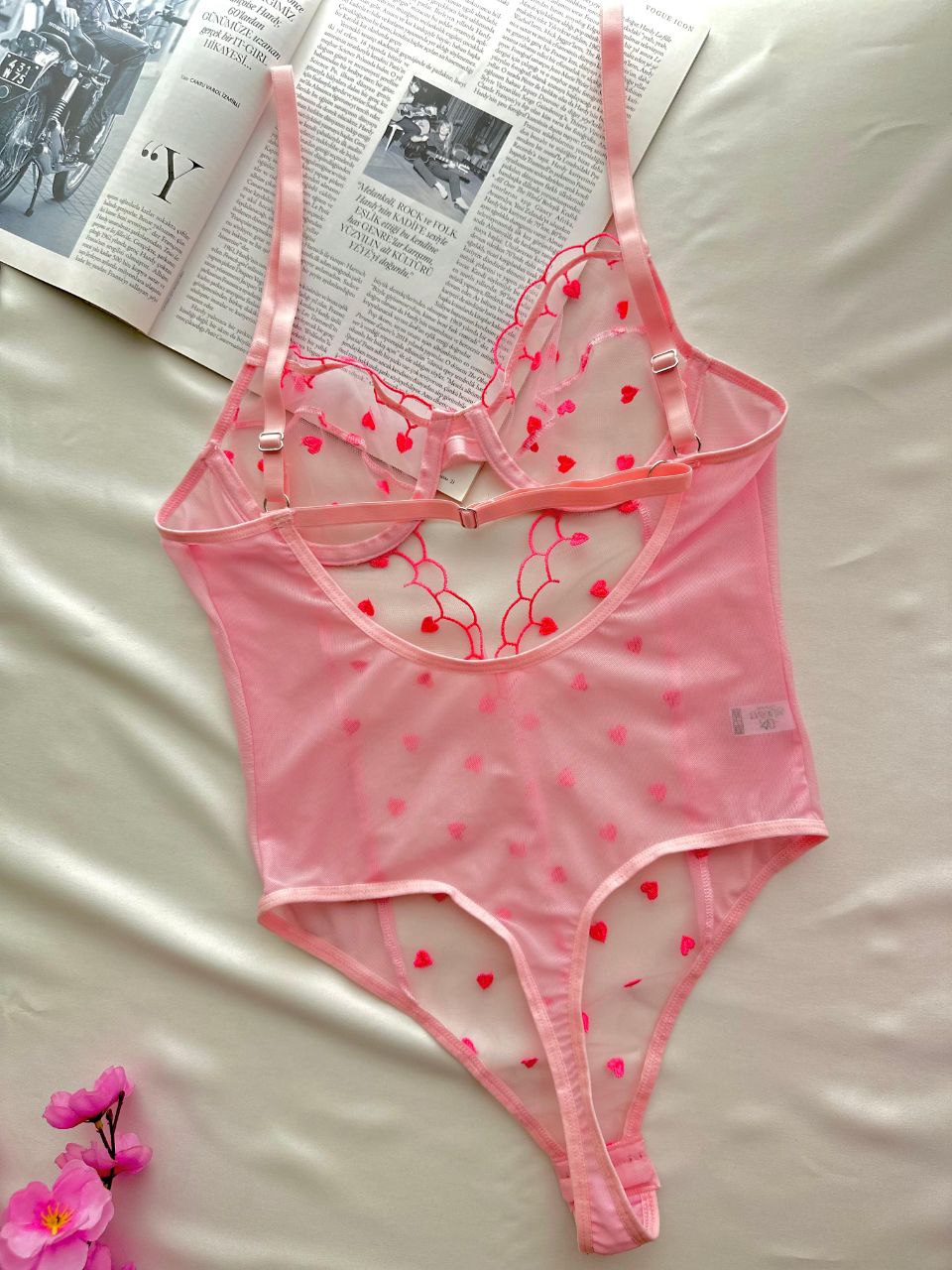 Flirty Hearts Bodysuit