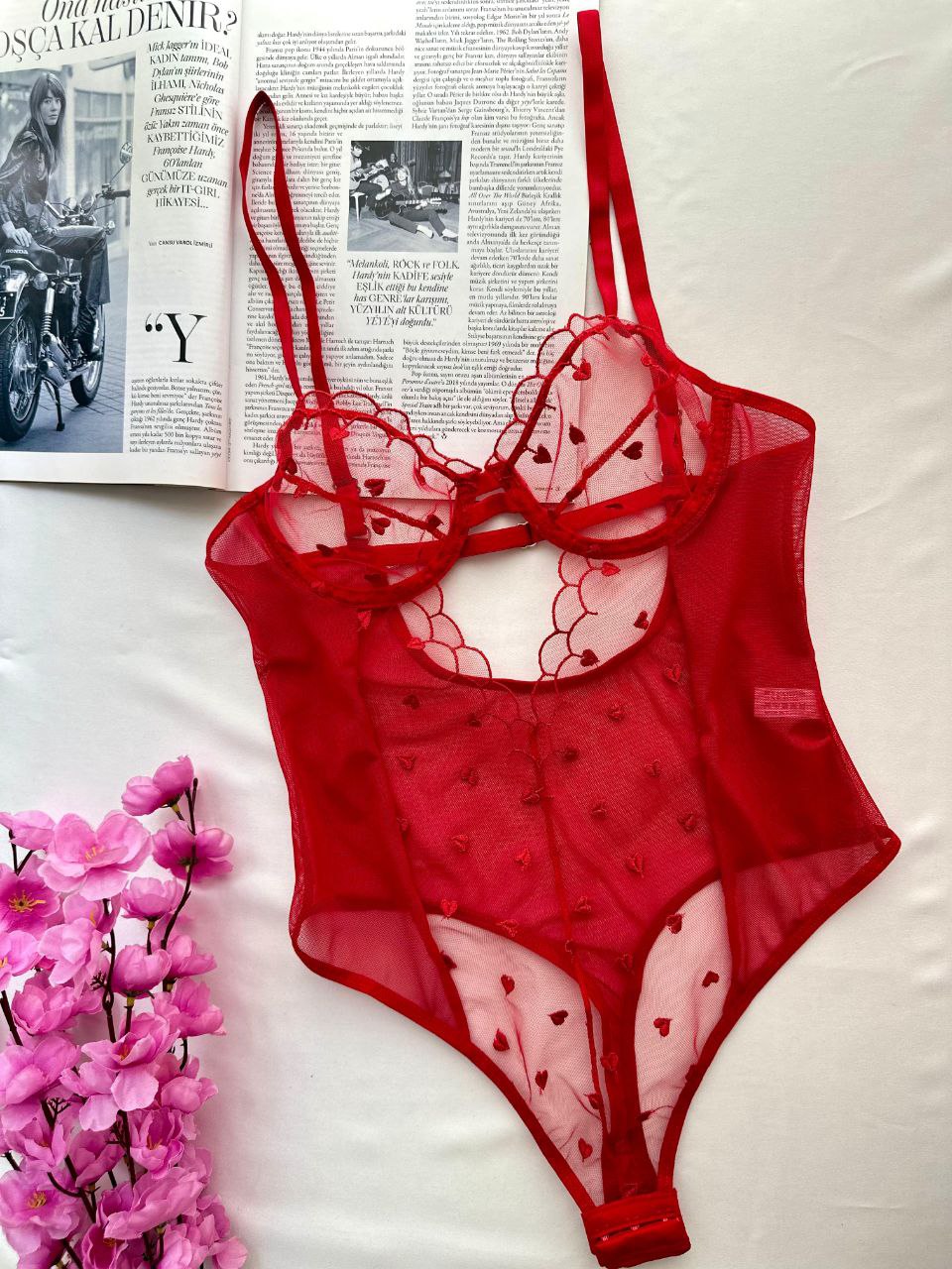 Flirty Hearts Bodysuit