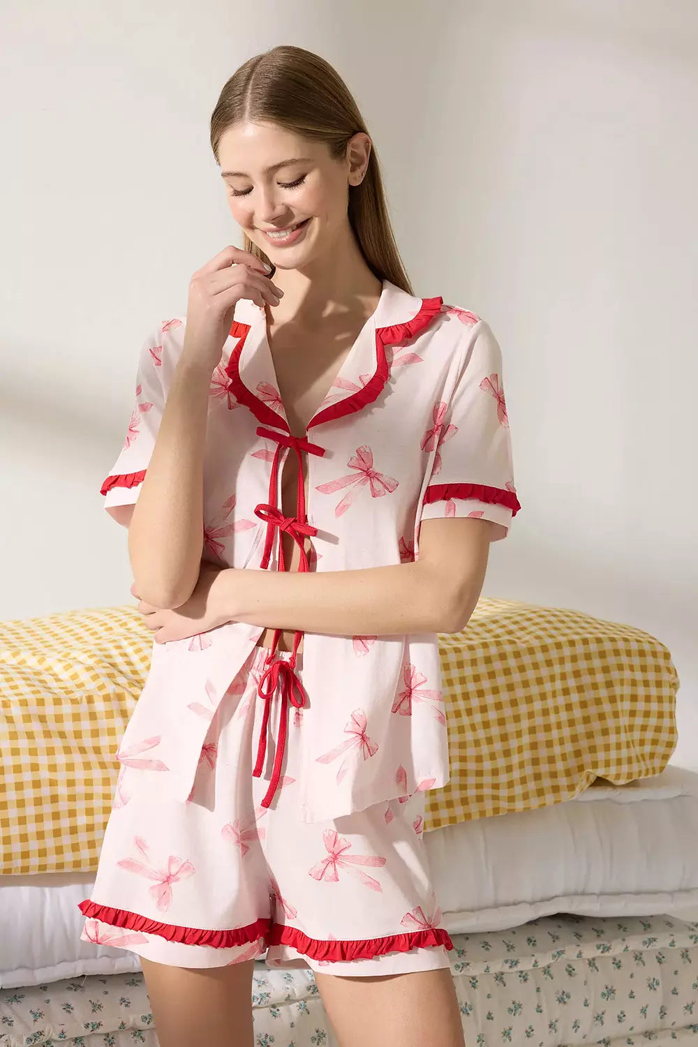 Retro Bow Pajama